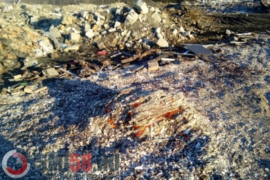 В Пензе нашли большую свалку горящих отходов производства