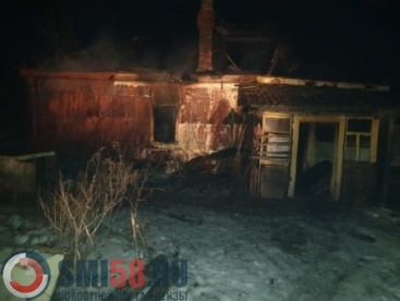 В Белинском районе в сгоревшем доме обнаружили тело мужчины