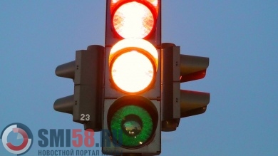 Пензенцев предупредили о неработающих светофорах на перекрестках