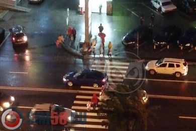 В Пензе на улице Кижеватова автомобиль сбил пешехода