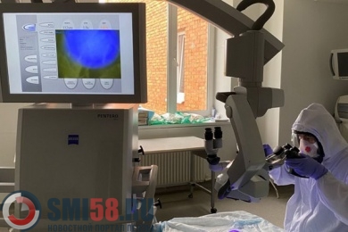 В помощь пензенским нейрохирургам поступил микроскоп за 30 млн рублей