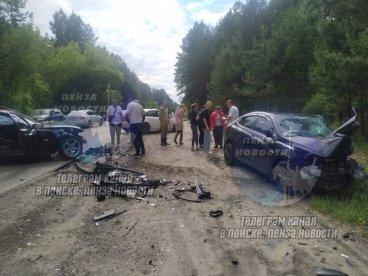 Появились подробности жесткого ДТП за Ахунским переездом в Пензе