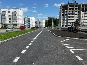 В пензенском микрорайоне Заря достроили дорогу