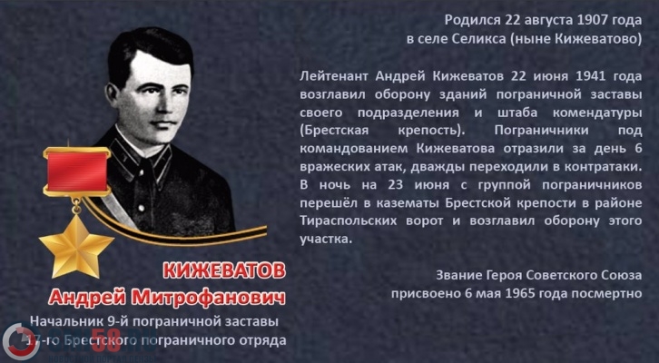 Кижеватов пенза. Герой советского Союза Кижеватов Андрей Митрофанович. Андрей Митрофанович Кижеватов участники обороны Брестской крепости. Кижеватов а.м. герой советского Союза. Кижеватов Брестская крепость.