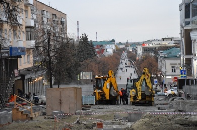 Правая сторона верха улицы Московской в Пензе должна быть сдана к концу осени