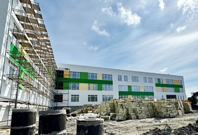 Новая школа в пензенской Заре готова на 56%