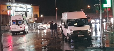 В Пензе зареченская маршрутка столкнулась с машиной скорой медицинской помощи
