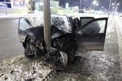 В ДТП на Перспективной в Пензе пострадали водитель и пассажир Datsun