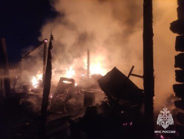 В Никольском районе огонь уничтожил частный дом
