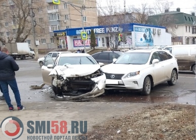 В ДТП на улице Рахманинова в Пензе пострадали двое взрослых и ребенок