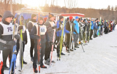 Пензенское УМВД приняло участие в лыжных гонках