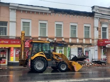 Прокуратура разбирается в обстоятельствах обрушения стены дома в центре Пензы