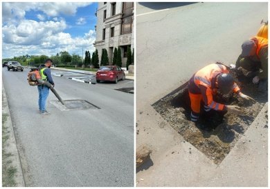 В центре Пензы приступили к ремонту ливневок и смотровых колодцев
