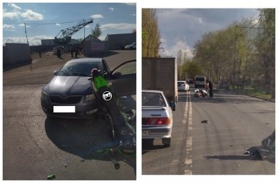 В ДТП на улице Аустрина в Пензе пострадал 26-летний мотоциклист