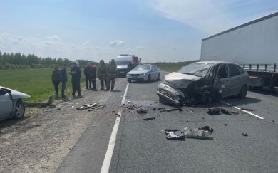 В массовом ДТП в Бессоновском районе погиб один и пострадали два человека