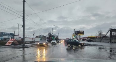 Водители жалуются на болота на улице Чаадаева в Пензе даже после ремонта