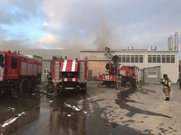 В Пензе выгорел склад компании 