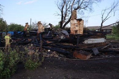 При пожаре в Пензенском районе погиб 64-летний мужчина