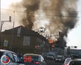Пожар в ТЦ «Триумф» в Пензе ликвидирован