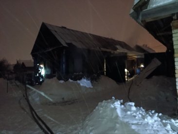 При пожаре в Лунино погибли три человека