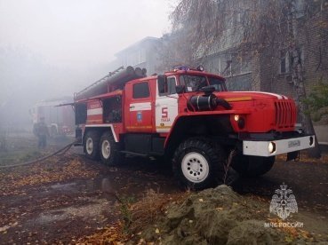 В пензенской Терновке потушили пожар площадью 100 кв. м