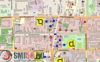 На улице Кураева в Пензе 10 и 11 июля перекроют движение 
