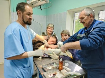 Врач облбольницы Пензы сделал операцию пеликану в зоопарке