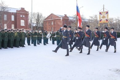 В пензенском филиале Военной академии МТО состоялось торжественное построение