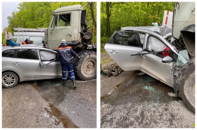 В ДТП с грузовиком в Пензе пострадал 42-летний мужчина