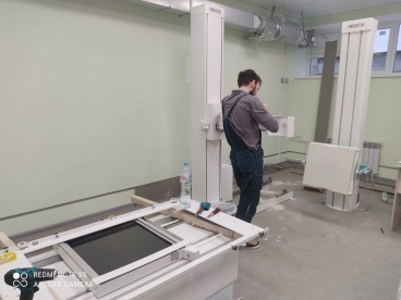 В Белинской районной больнице устанавливают новый рентген-аппарат