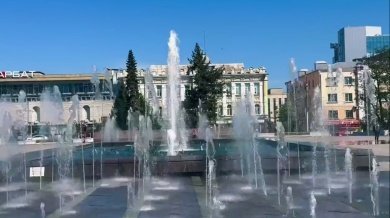 В Пензе запустили фонтан на улице Московской