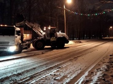 С улиц Пензы за сутки вывезли более 1 тыс. кубометров снега