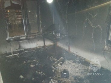 При пожаре в Сурске пострадал 75-летний мужчина