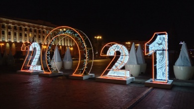 В Пензе на новогодние инсталляции в виде двух двоек потратят полмиллиона рублей