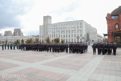 На площади Ленина в Пензе отметили столетие образования подразделений ППС