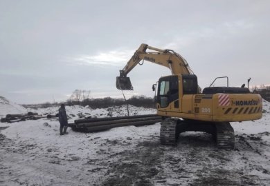 Продолжается строительство автомобильной дороги севернее Лугометрии в Пензе