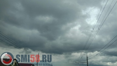В четверг в Пензенской области ожидается гроза с сильным ветром