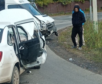 В ДТП с зареченской маршруткой в Пензе пострадали два человека