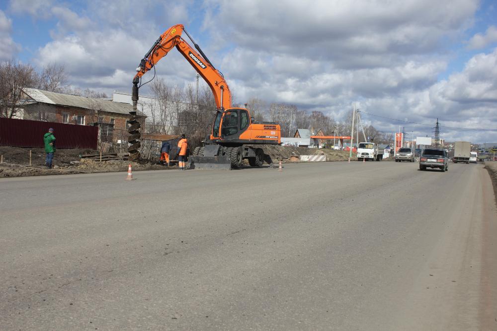 Строительство дороги на улице Зеленодольской в Пензе идет с опережением графика