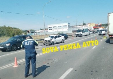 В ДТП на улице 40 лет Октября в Пензе пострадали три человека