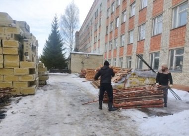 В городе Белинском начался двухлетний ремонт лечебного корпуса райбольницы