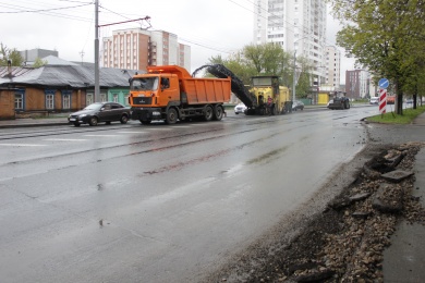 В Пензе участок улицы Суворова снова ремонтируют по нацпроекту БКАД