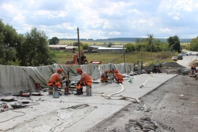 На каком этапе находится ремонт моста через реку Ардым в Пензенском районе
