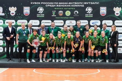 Пензенская «Лагуна-УОР» стала серебряным призером Кубка России по мини-футболу