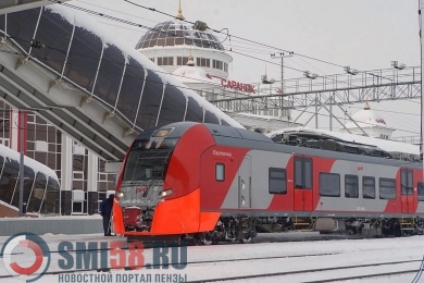 РЖД сообщает о тестовой поездке скоростной "Ласточки" по маршруту Саранск-Пенза-Самара