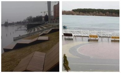 Паводок добрался до набережных в Пензе и Городе Спутнике