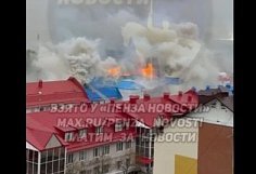 В пензенском Спутнике загорелось здание развлекательного центра