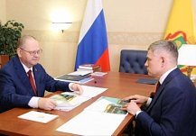 Губернатор Олег Мельниченко встретился с главой Заречного Алексеем Костиным