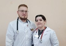 Штат Лунинской районной больницы пополнили молодые супруги