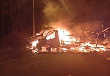 Два человека погибли в ГАЗелях после ДТП и пожара в Городищенском районе